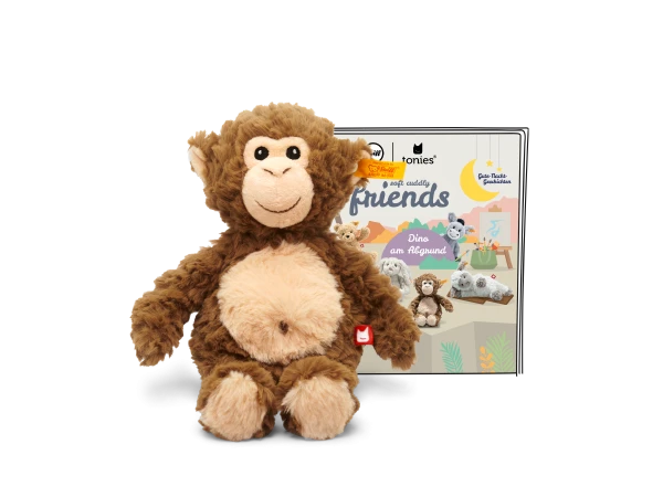 Tonies Soft Cuddly Friends mit Hörspiel - Bodo Schimpanse original Steiff Kuscheltier Tonies Soft Cuddly Friends Mit Hörspiel - Bodo Schimpanse Original Steiff Kuscheltier -Wspielwaren Kontor Geschaft 067365 Bodo Affe