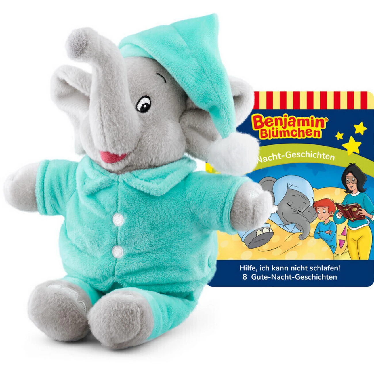 Tonies - Benjamin Blümchen Plüsch - Gute Nacht Geschichten - Hörspiel Tonies - Benjamin Blümchen Plüsch - Gute Nacht Geschichten - Hörspiel -Wspielwaren Kontor Geschaft tonies benjamin pluesch