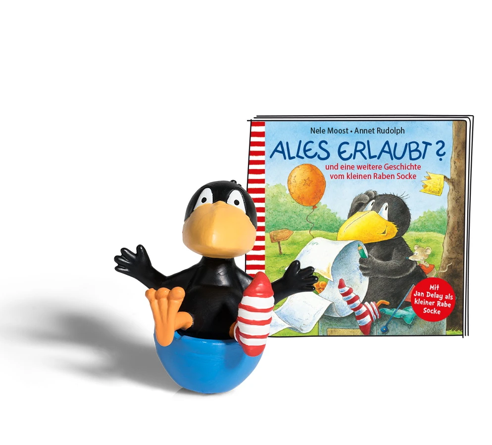 Tonies - Rabe Socke - Alles erlaubt? - Hörfigur - Hörspiel Tonies - Rabe Socke - Alles Erlaubt? - Hörfigur - Hörspiel -Wspielwaren Kontor Geschaft tonies rabe socke alles erlaubt